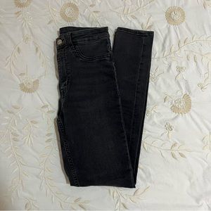 Divided by H&M Black/Gray Super High Waisted Skinny Jeggings, 4